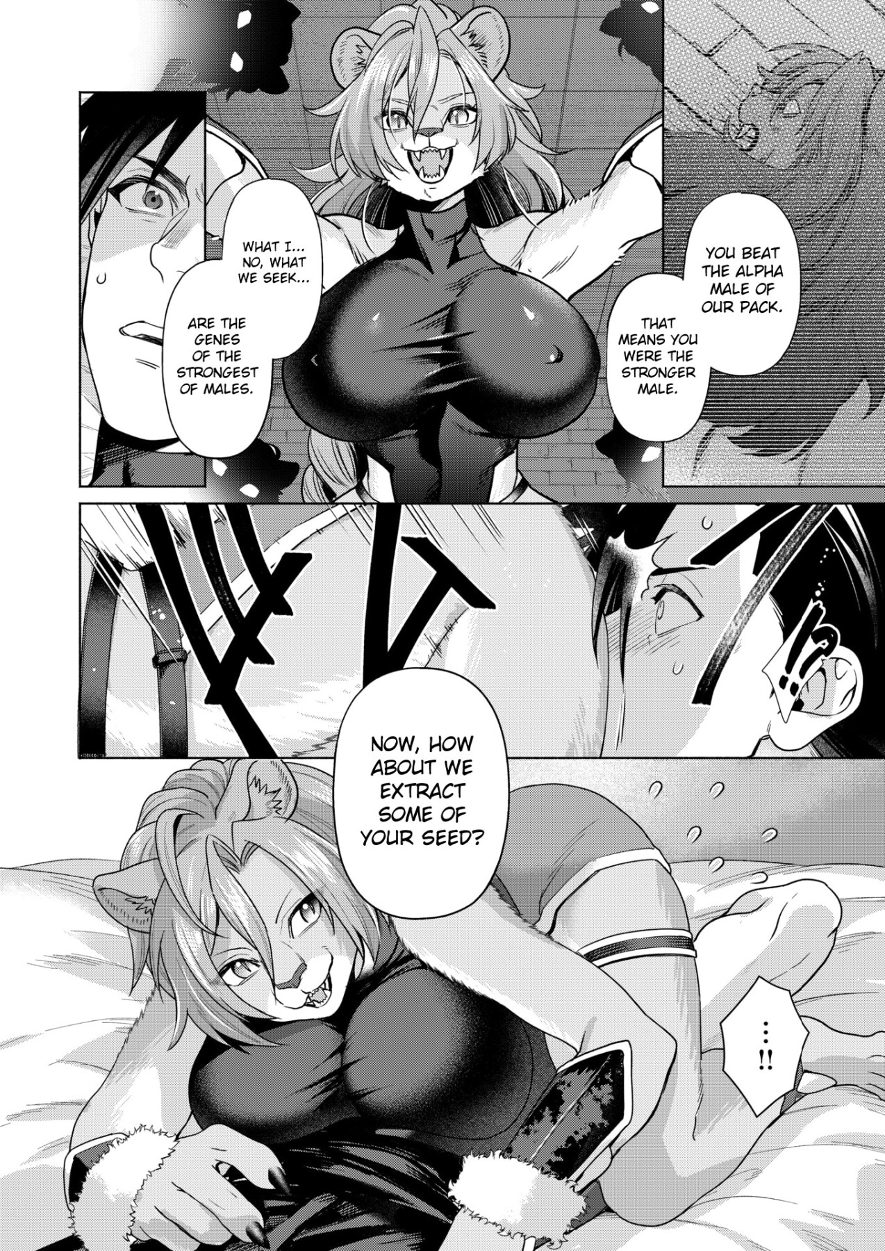 Hentai Manga Comic-The Lion And The Hero's Interspecies Exchange-Read-4